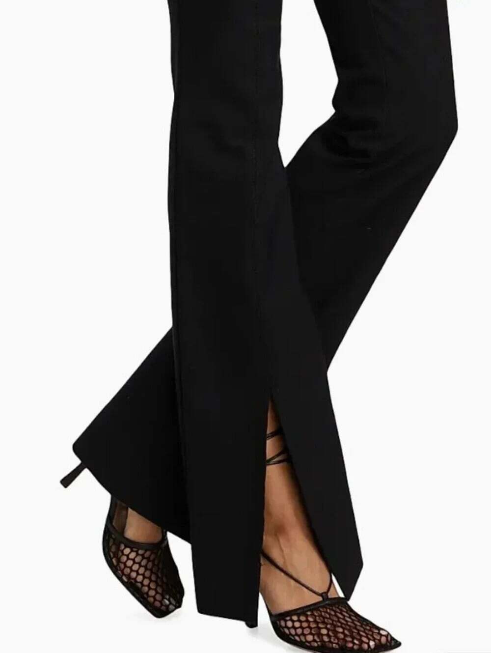 Derek Lam 10 Crosby NWT Black Split-Hem Pants Trousers Size 14 $375